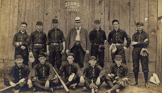 old photo adams baseball